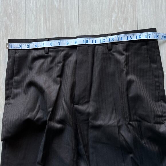 J Crew Crosby Classic Fit Suit Pant Lightweight Italian Wool Mens W34 L30 Brown - Picture 6 of 12